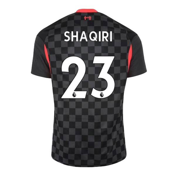 Maglia Liverpool NO.23 Shaqiri 3ª 2020-2021 Nero